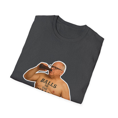 Balls To The Walz - Funny Tim Walz T-Shirt