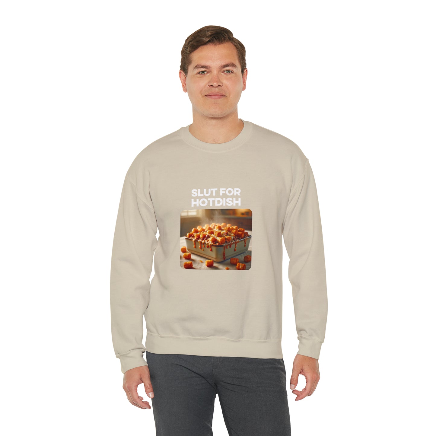 Slut For Hotdish Crewneck Sweatshirt