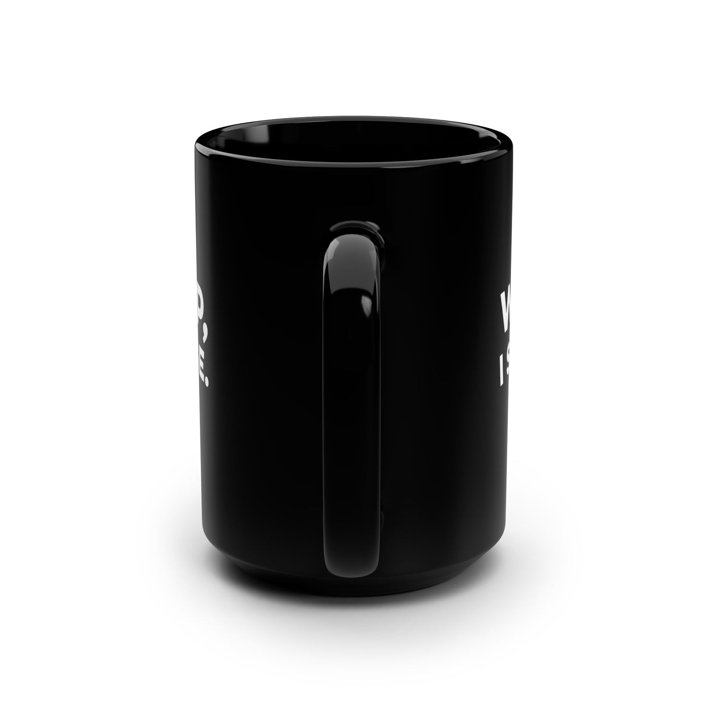 Black Welp I Spose Minnesota goodbye coffee mug - product view 3