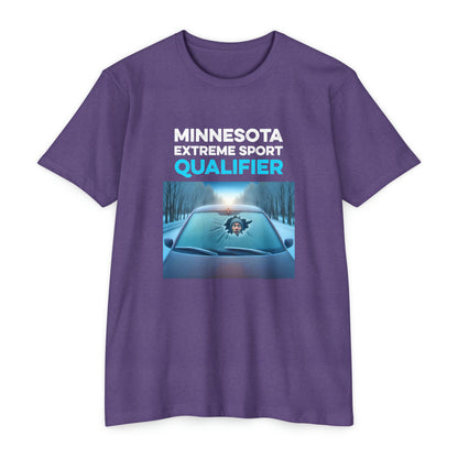 Minnesota Extreme Sport Qualifier - Driving With Frozen Windshield - Unisex T-Shirt