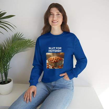 Slut For Hotdish Crewneck Sweatshirt