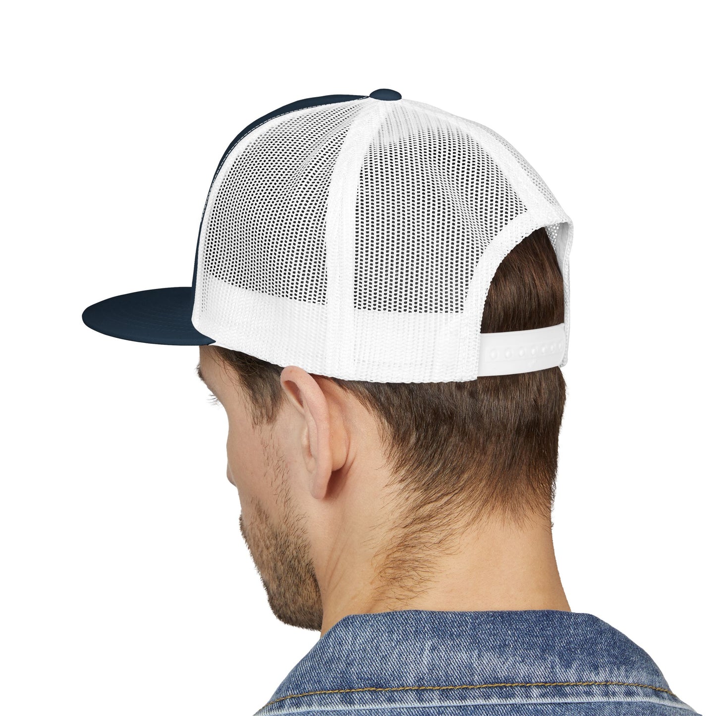 Drink Local Minnesota beer trucker hat with state-shaped pitcher design - product view 11