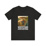 Smoother Than a Mornin' Pontoon Ride T-Shirt, Summer Vibe Shirt, Pontoon and Boating Gift, Vacation Shirt