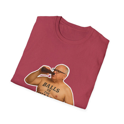 Balls To The Walz - Funny Tim Walz T-Shirt