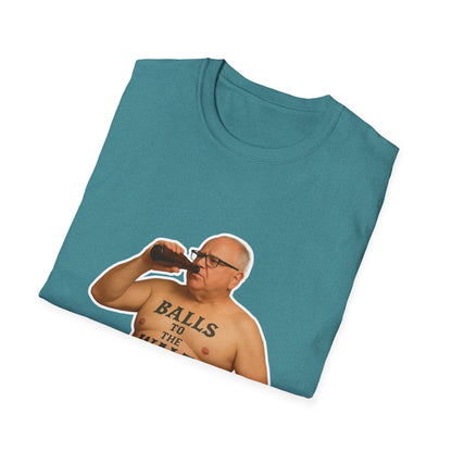 Balls To The Walz - Funny Tim Walz T-Shirt