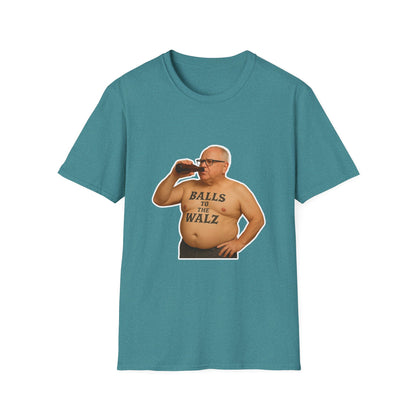 Balls To The Walz - Funny Tim Walz T-Shirt