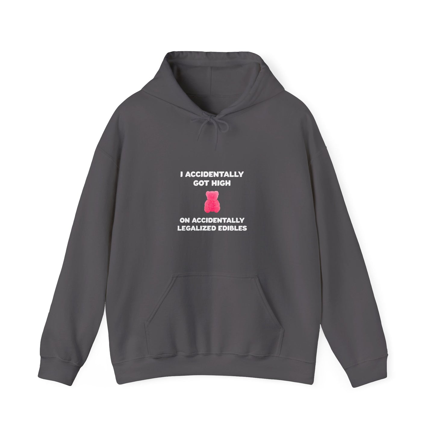 Accidentally legalized edibles Minnesota hoodie with pink gummy bear - product view 24