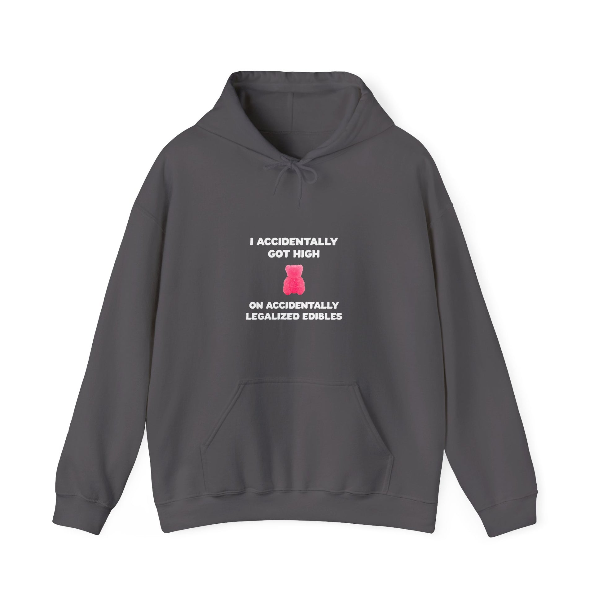 Accidentally legalized edibles Minnesota hoodie with pink gummy bear - product view 24