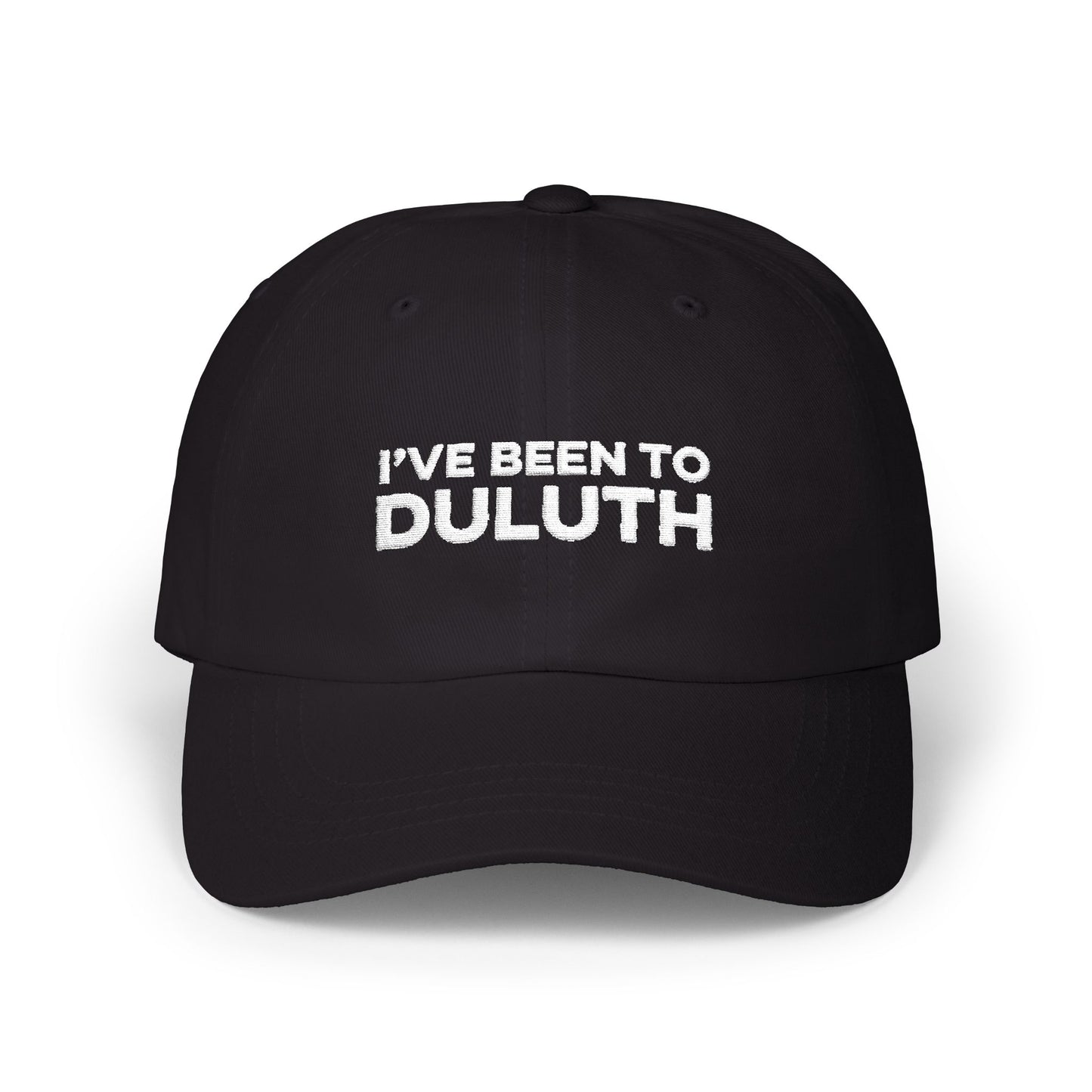 I've Been to Duluth Minnesota embroidered dad hat - product view 4
