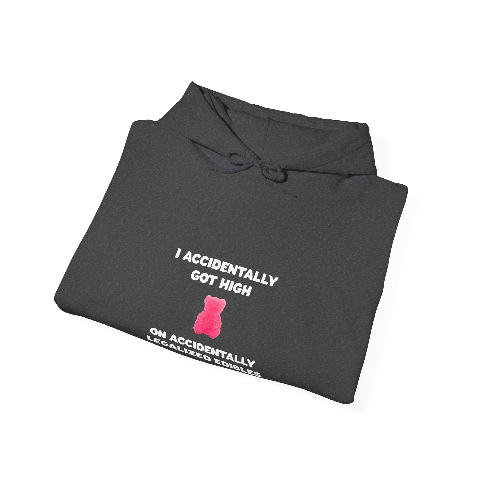 Accidentally legalized edibles Minnesota hoodie with pink gummy bear - product view 14