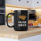 Huge Deck / Massive Dock Coffee Mug (Black 15oz)