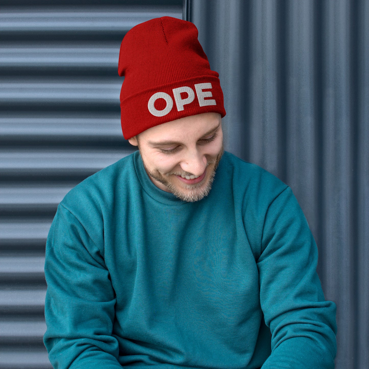OPE KNIT BEANIE WINTER HAT