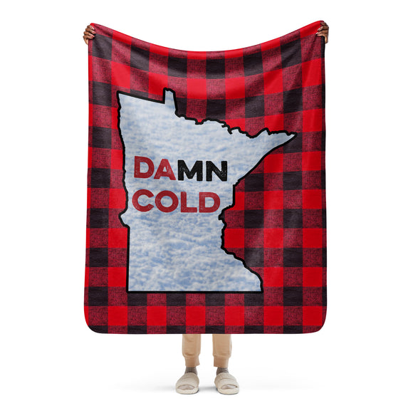 Minnesota Damn Cold Blanket - Sherpa Blanket