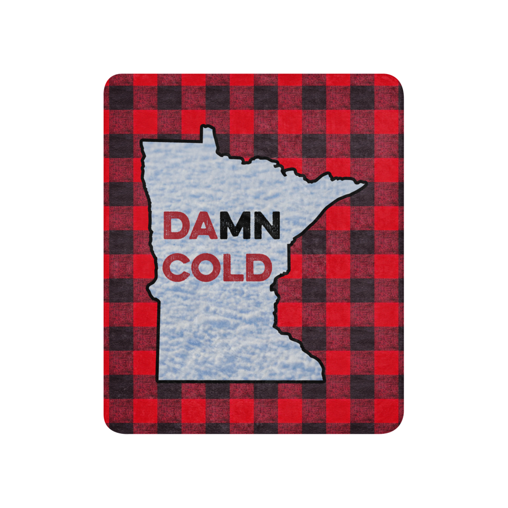Minnesota Damn Cold Blanket - Sherpa Blanket
