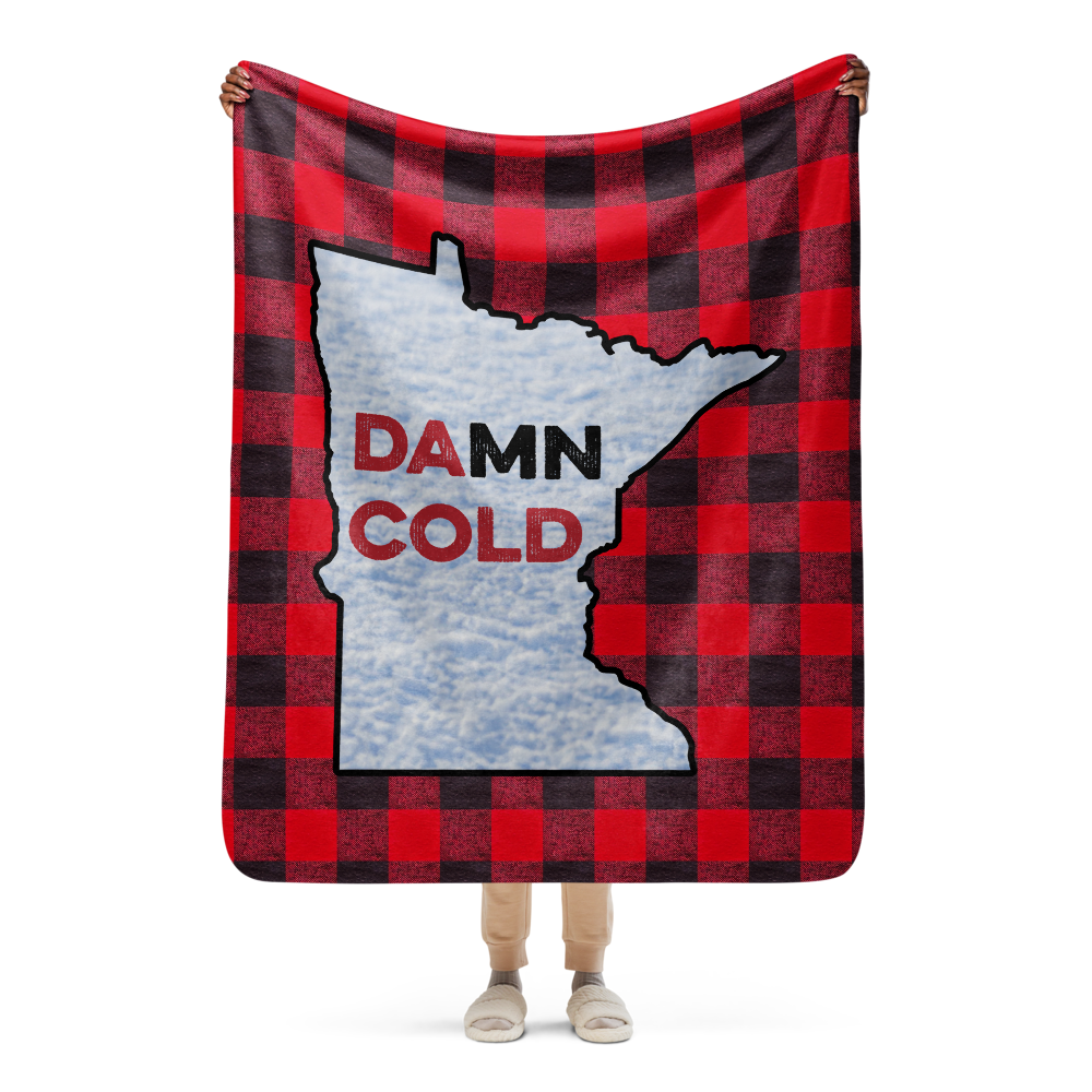 Minnesota Damn Cold Blanket - Sherpa Blanket