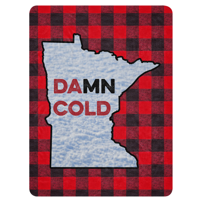 Minnesota Damn Cold Blanket - Sherpa Blanket