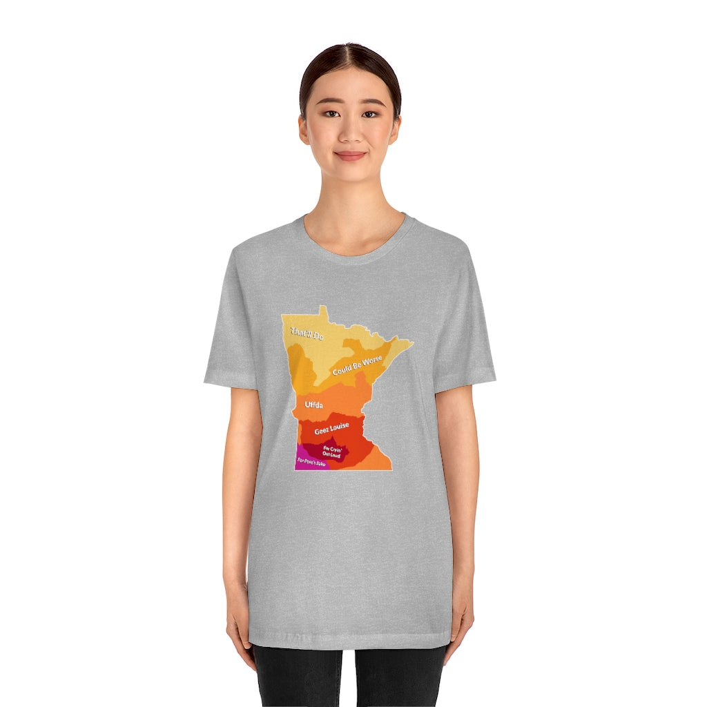 Minnesota Slang Weather Map T-shirt (Unisex) - Ope Life