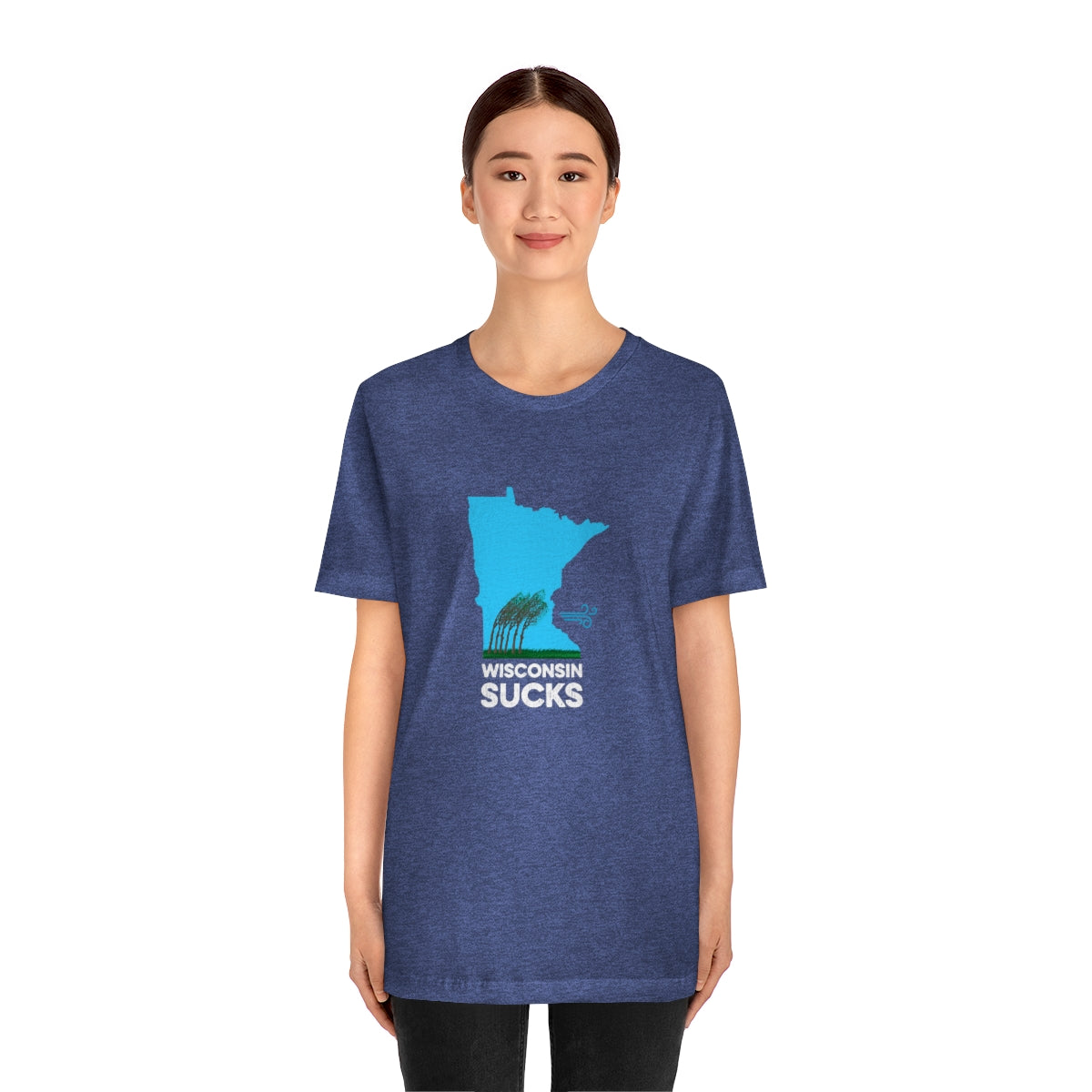 Wisconsin Sucks - Blowing Windy Trees Minnesota Unisex T-Shirt - Ope Life