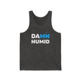 Damn Humid - Minnesota Humidity Tank Top (Unisex) - L / Charcoal Black TriBlend - Ope Life