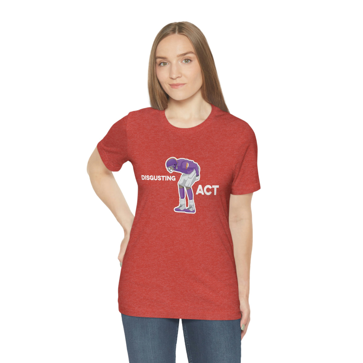 Disgusting Act - Moss Mooning Packers Vikings Unisex T-Shirt - Ope Life