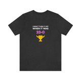 I Didn't Turn It Off When It Was 33-0 Minnesota Vikings Unisex T-Shirt - Dark Grey Heather / S - Ope Life