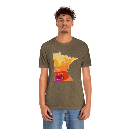 Minnesota Slang Weather Map T-shirt (Unisex) - Ope Life
