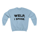 Welp, I Spose Minnesota Goodbye Crewneck Sweatshirt (Unisex) - S / Light Blue - Ope Life