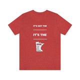 It's Not The Heat/Cold It's The Humidity/Wind Minnesota Weather T-Shirt (Unisex) - Heather Red / L - Ope Life