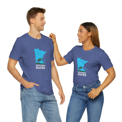 Wisconsin Sucks - Blowing Windy Trees Minnesota Unisex T-Shirt - Ope Life