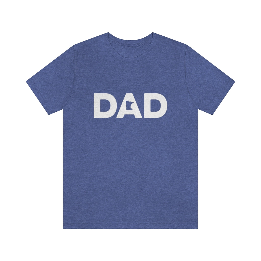 Minnesota Dad T-Shirt (Unisex) - Heather True Royal / S - Ope Life