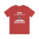 1991 Halloween Blizzard Survivor - Unisex T-Shirt - Heather Red / S - Ope Life
