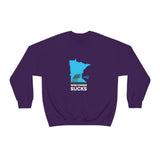 Wisconsin Sucks - Blowing Windy Trees Minnesota Crewneck Sweatshirt - Unisex - S / Purple - Ope Life
