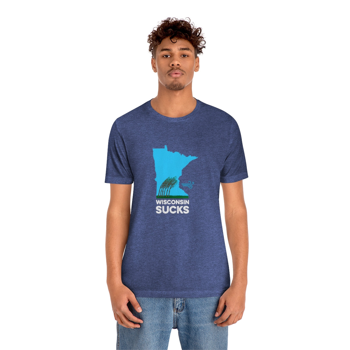 Wisconsin Sucks - Blowing Windy Trees Minnesota Unisex T-Shirt - Ope Life