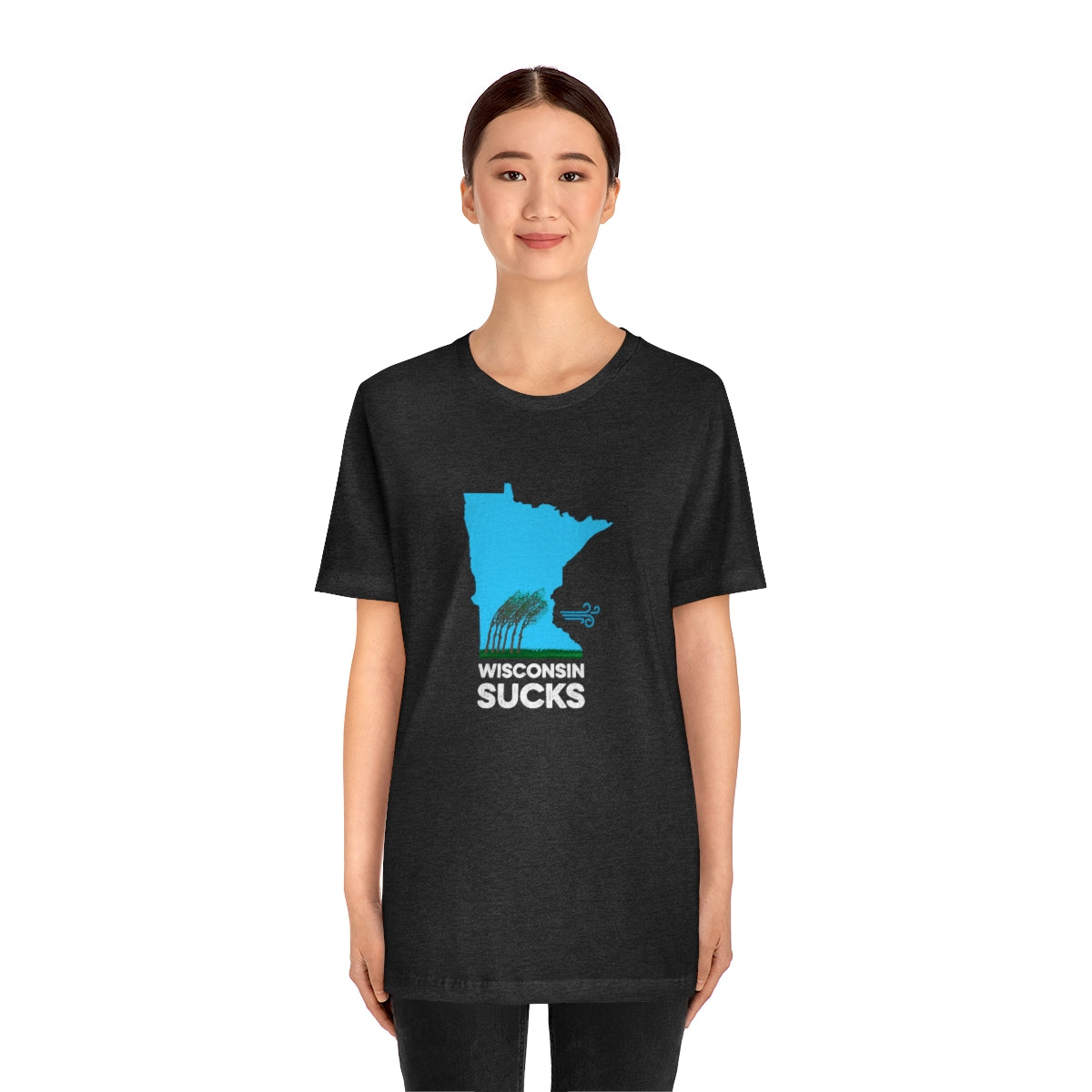 Wisconsin Sucks - Blowing Windy Trees Minnesota Unisex T-Shirt - Ope Life