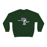 Disgusting Act Sweatshirt - Moss Mooning Packers Vikings Unisex Crewneck Sweatshirt - S / Forest Green - Ope Life