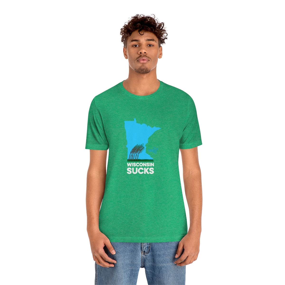 Wisconsin Sucks - Blowing Windy Trees Minnesota Unisex T-Shirt - Ope Life