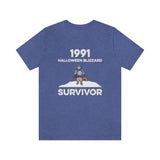 1991 Halloween Blizzard Survivor - Unisex T-Shirt - Heather True Royal / S - Ope Life