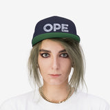 Ope Hat - Flat Bill Ope Cap - Ope Life