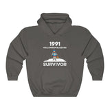 1991 Halloween Blizzard Survivor - Hooded Sweatshirt Unisex - Charcoal / S - Ope Life