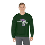 Disgusting Act Sweatshirt - Moss Mooning Packers Vikings Unisex Crewneck Sweatshirt - Ope Life