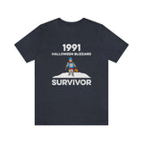 1991 Halloween Blizzard Survivor - Unisex T-Shirt - Heather Navy / S - Ope Life