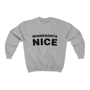 Minnesorta Nice Crewneck Sweatshirt (Unisex) - S / Ash - Ope Life