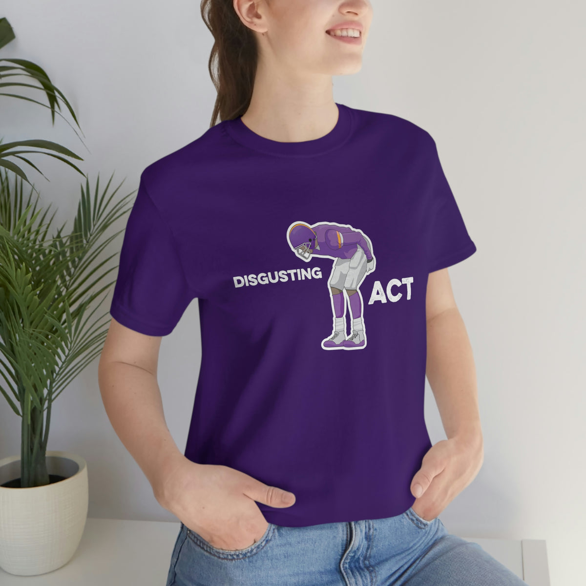Disgusting Act - Moss Mooning Packers Vikings Unisex T-Shirt - Ope Life