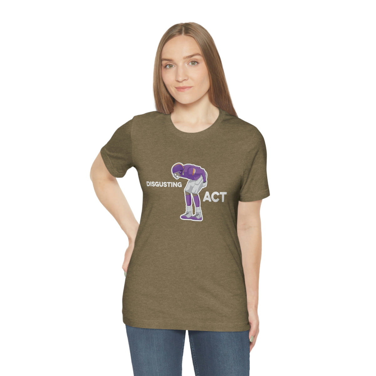 Disgusting Act - Moss Mooning Packers Vikings Unisex T-Shirt - Ope Life