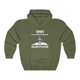 1991 Halloween Blizzard Survivor - Hooded Sweatshirt Unisex - Military Green / S - Ope Life