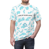 Land of 10,000 Lakes - Minnesota Lakes All-Over-Print T-Shirt - Unisex - Ope Life