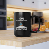 1991 Halloween Blizzard Survivor Coffee Mug - Black - 15oz - Ope Life