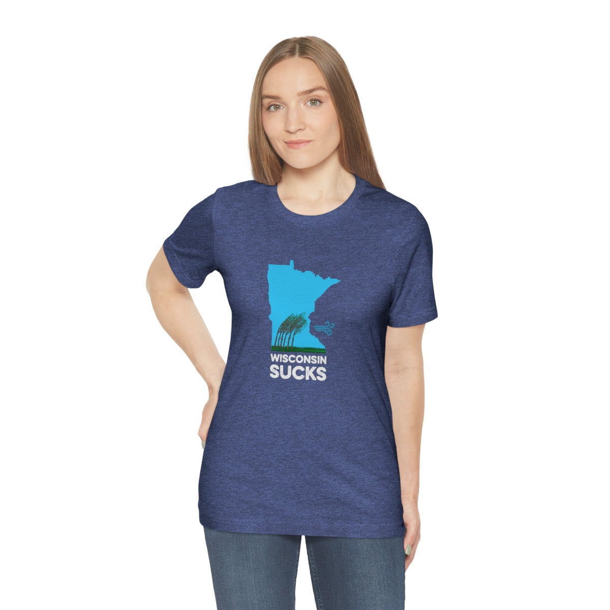 Wisconsin Sucks - Blowing Windy Trees Minnesota Unisex T-Shirt - Ope Life