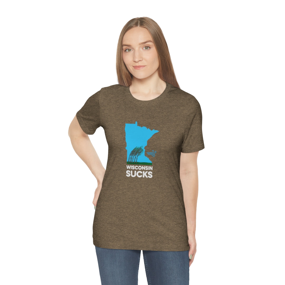 Wisconsin Sucks - Blowing Windy Trees Minnesota Unisex T-Shirt - Ope Life
