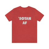 Sotan AF - Funny Minnesota T-Shirt (Unisex) - Heather Red / S - Ope Life
